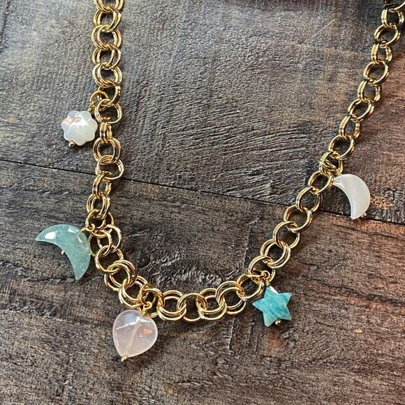 NEW FP x Luna Norte Celestial Quartz Layering Necklace - Picture 7 of 9